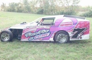 Travis Peterson Breast Cancer car